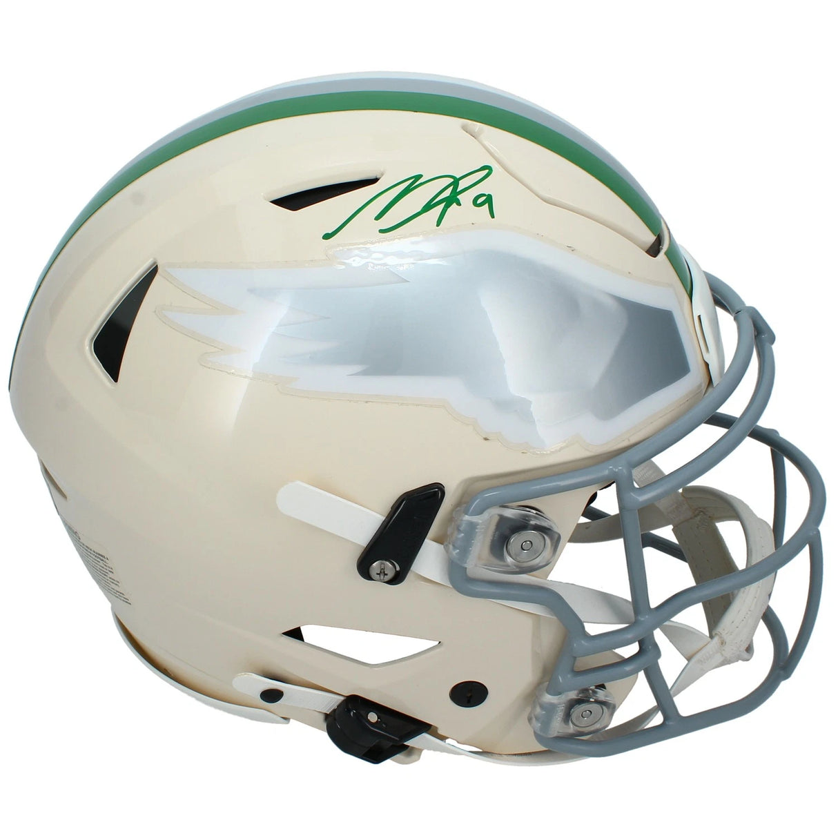 Makai Lemon Autographed Philadelphia Eagles RETRO Speedflex Authentic Helmet Beckett Witnessed