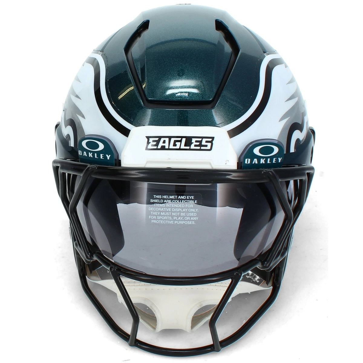 Makai Lemon Autographed Philadelphia Eagles Axiom Authentic Helmet Beckett Witnessed