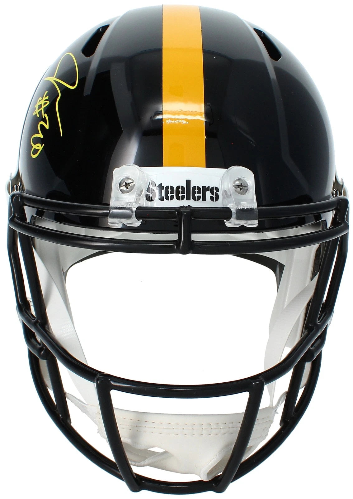 Jaylen Warren Autographed Pittsburgh Steelers Speed Full Size Helmet Beckett Witnessed