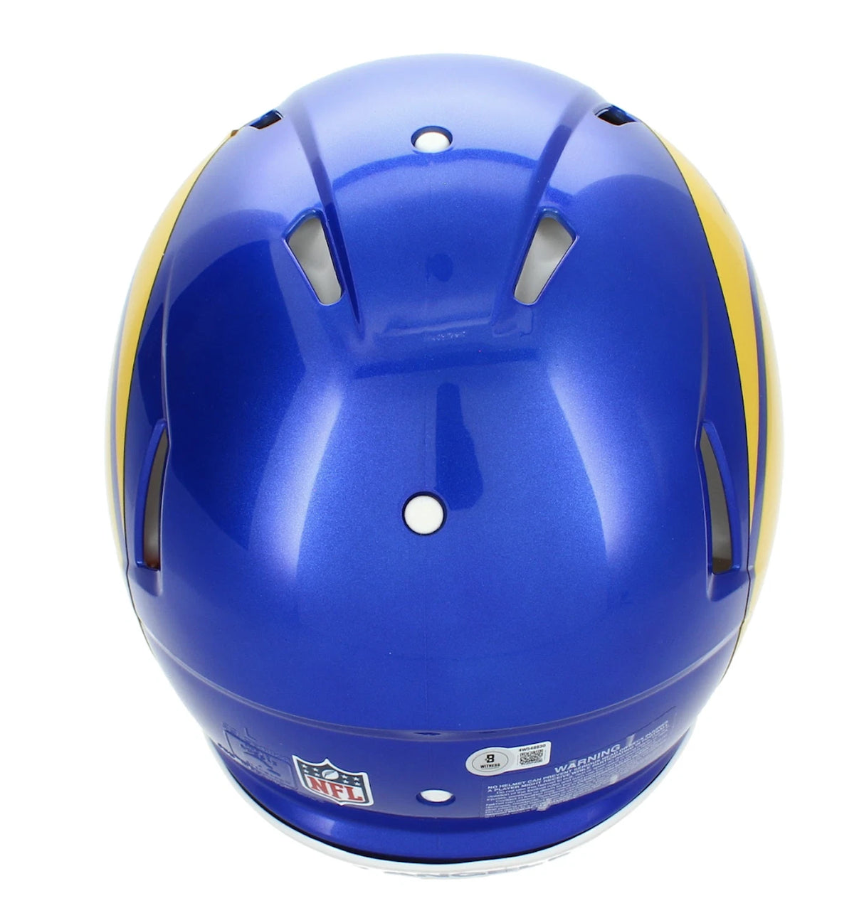 Matthew Stafford Autographed Los Angeles Rams Speed Authentic Helmet Beckett Witnessed