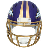 Trey Hendrickson Autographed Baltimore Ravens Purple 2026 Alternate Speed Mini Helmet JSA Witnessed