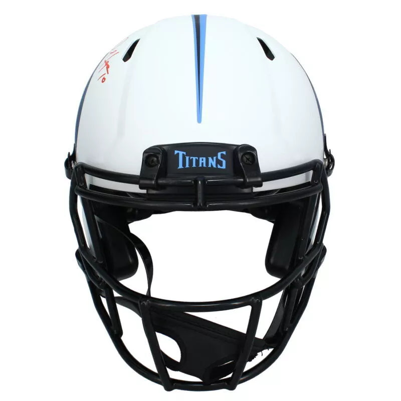 DeAndre Hopkins Autographed Tennessee Titans Speed Lunar Eclipse Authentic Helmet Beckett Witnessed