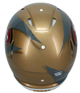 Jerry Rice Autographed San Francisco 49ers ECC Custom Ripped Gold/Grey Speed Authentic Fanatics