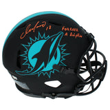 Dan Marino Autographed/Inscribed "Forever A Dolphin" Miami Dolphins Eclipse Speed Authentic Helmet Beckett Witnessed