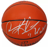 Dennis Rodman Autographed/Inscribed "THE WORM" Spalding NBA Game Ball Series Indoor/Outdoor Basketball Beckett Witnessed