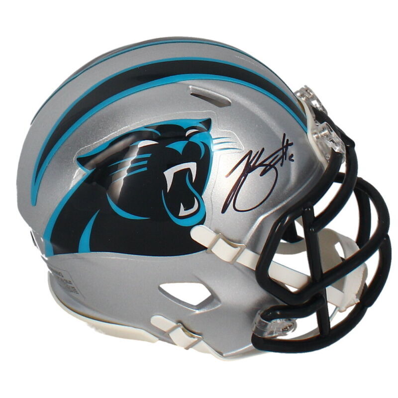 Bryce Young Autographed Carolina Panthers Speed Mini Helmet Fanatics