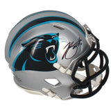 Bryce Young Autographed Carolina Panthers Speed Mini Helmet Fanatics
