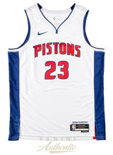 JADEN IVEY Autographed Detroit Pistons Nike White Swingman Jersey PANINI