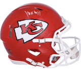 Xavier Worthy Autographed Kansas City Chiefs Speed Authentic Helmet Fanatics