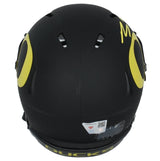 Bo Nix Autographed Oregon Ducks Black Matte Speed Mini Helmet Fanatics