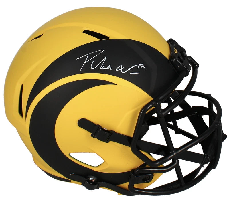 Puka Nacua Autographed Los Angeles Rams RAVE Speed Full Size Helmet Fanatics