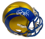 MATTHEW STAFFORD Autographed Los Angeles Rams Flash Speed Mini Helmet FANATICS