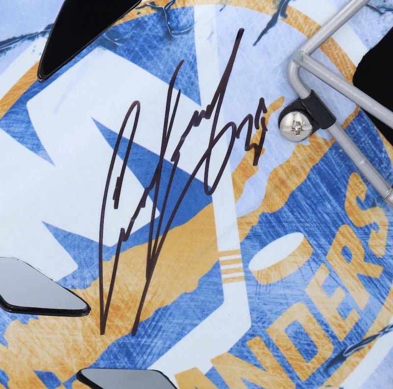 Ilya Sorokin Autographed New York Islanders Replica Goalie Mask Fanatics