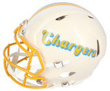 LaDainian Tomlinson Autographed Chargers RETRO Speed Authentic Helmet Beckett Witnessed