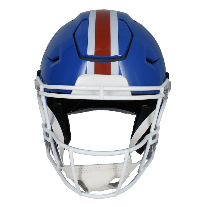 Patrick Surtain II Autographed Denver Broncos 1976-96 Throwback Speedflex Authentic Helmet Beckett Witnessed