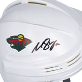 MATTHEW BOLDY Autographed Minnesota Wild White Mini Helmet FANATICS