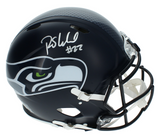 Rashid Shaheed Autographed (in Silver) Seattle Seahawks Speed Authentic Helmet Beckett Witnessed