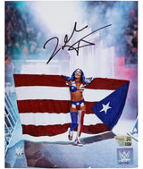 Zelina Vega Autographed 2023 Backlash Entrance with Flag WWE 8" x 10" Photograph Fanatics