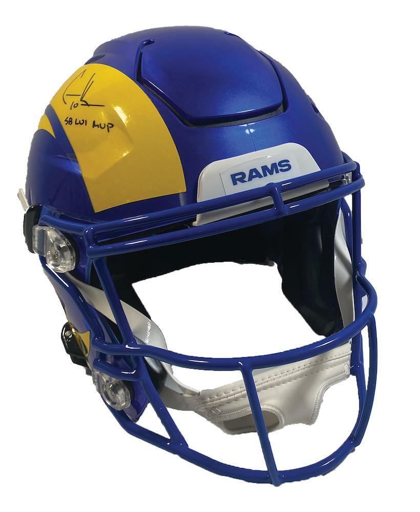 Cooper Kupp Autographed/Inscribed "SB LVI MVP" Los Angeles Rams SB LVI Champions Logo Speed Flex Authentic Helmet Fanatics