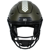 Rashid Shaheed Autographed New Orleans Saints 2022 Salute to Service Speedflex Authentic Helmet Beckett Witnessed