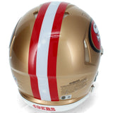 De'Zuan Stribling Autographed San Francisco 49ers Speed Authentic Helmet Beckett Witnessed