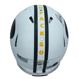 Brett Favre Autographed Green Bay Packers GDL/FSM Custom Painted White/Green Speed Authentic Helmet Radtke/Beckett