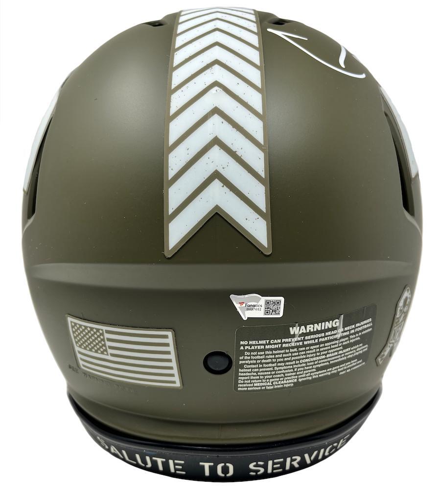 COOPER KUPP Autographed Los Angeles Rams 2022 Salute To Service Speed Authentic Helmet