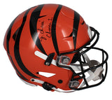 Ja'Marr Chase Autographed/Inscribed "Chosen 1" Cincinnati Bengals Speedflex Authentic Helmet Beckett Witnessed