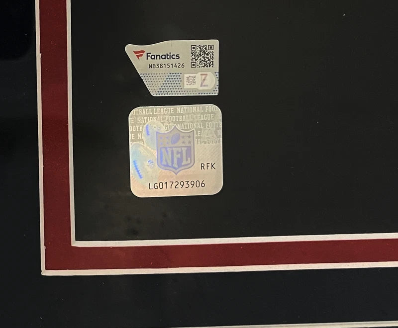 Tom Brady & Patrick Mahomes Autographed 20 x 24 Photo Fanatics and Beckett LE 50