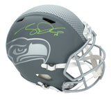 Sam Darnold Autographed Seattle Seahawks Slate Speed Full Size Helmet Beckett Witnessed