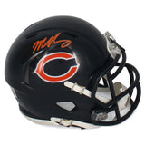 Mike Singletary Autographed Chicago Bears Speed Mini Helmet Beckett Witnessed