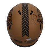 Trevor Lawrence Autographed Jacksonville Jaguars 2023 Salute to Service Speed Authentic Helmet Fanatics
