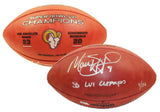 MATTHEW STAFFORD Autographed/Inscribed "SB LVI CHAMPS" Los Angeles Rams SB LVI Champions Logo Wilson Duke Authentic Football FANATICS LE 56