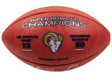 MATTHEW STAFFORD Autographed/Inscribed "SB LVI CHAMPS" Los Angeles Rams SB LVI Champions Logo Wilson Duke Authentic Football FANATICS LE 9/56