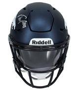 Troy Franklin Autographed Denver Broncos Speedflex Midi Helmet Beckett