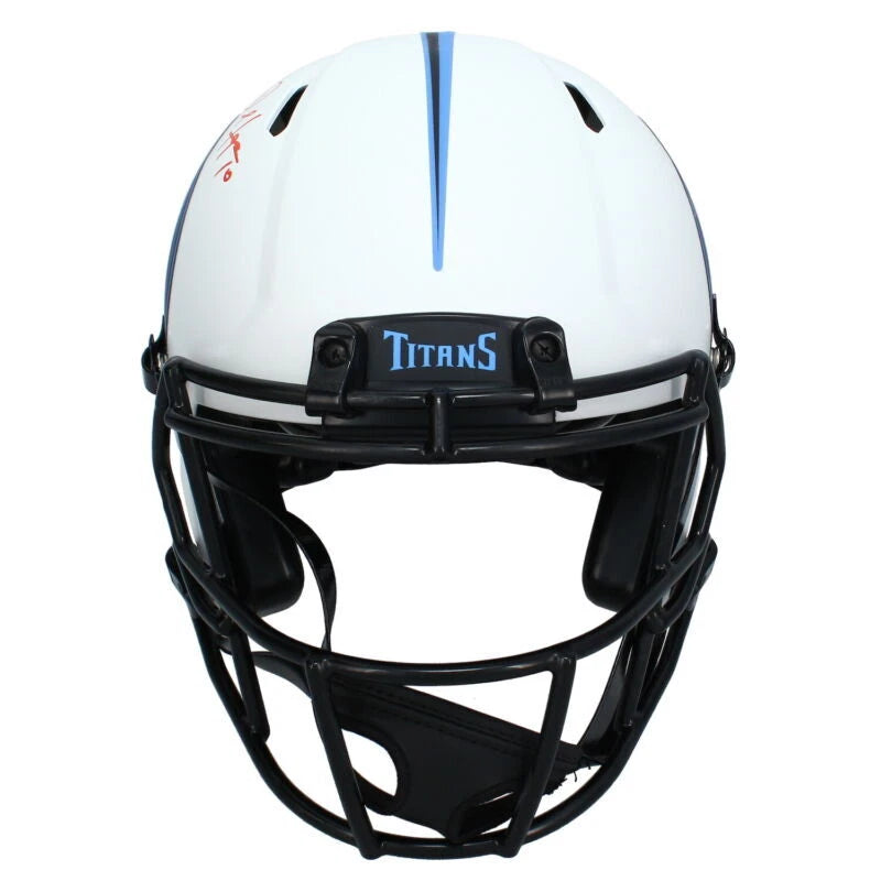 DeAndre Hopkins Autographed Tennessee Titans Speed Lunar Eclipse Authentic Helmet Beckett Witnessed