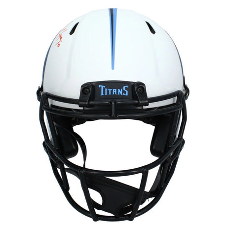DeAndre Hopkins Autographed Tennessee Titans Speed Lunar Eclipse Authentic Helmet Beckett Witnessed
