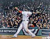 David Ortiz Autographed/Multi-Inscribed Boston Red Sox "Swinging" 16" x 20" Photograph LE 34 Fanatics