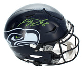 Sam Darnold Autographed (in Green) Seattle Seahawks Speedflex Authentic Helmet Beckett Witnessed