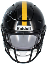 Rico Dowdle Autographed Pittsburgh Steelers Speedflex Midi Helmet Beckett Witnessed