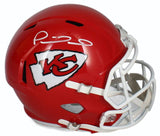 Patrick Mahomes Autographed Kansas City Chiefs Speed Full Size Helmet Beckett Witnessed
