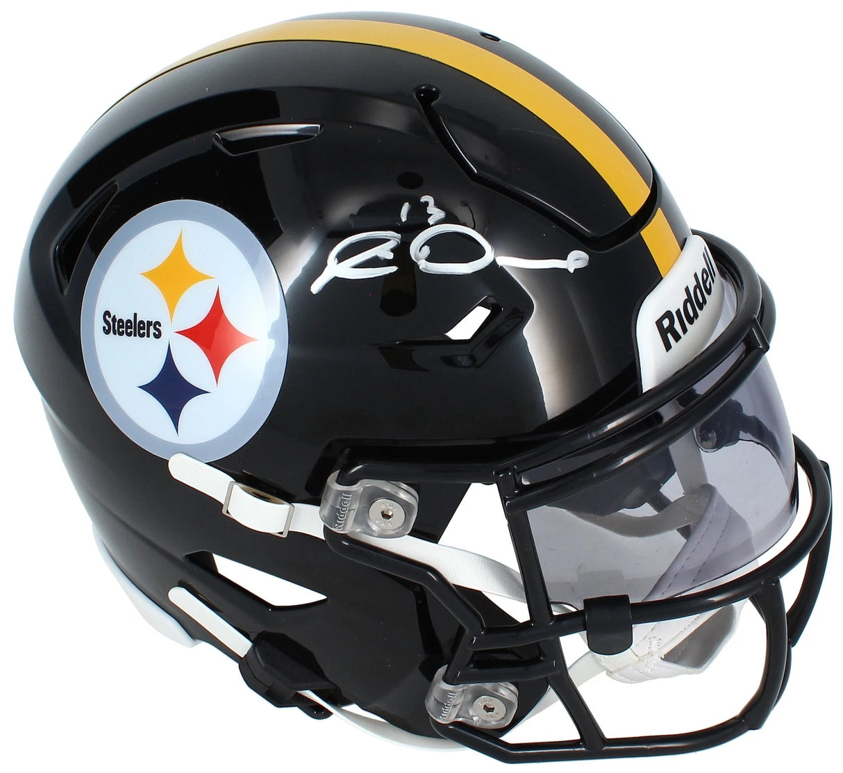 Rico Dowdle Autographed Pittsburgh Steelers Speedflex Midi Helmet Beckett Witnessed