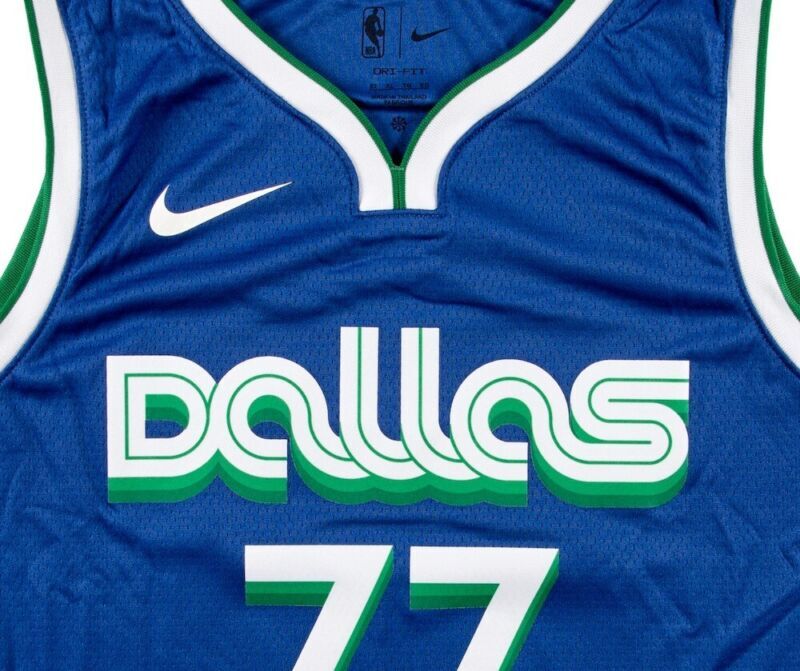 Luka Doncic Autographed Dallas Mavericks Nike 2022-23 City Edition Swingman Jersey Panini