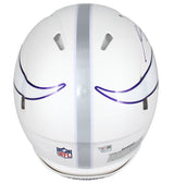 Sam Darnold Autographed Minnesota Vikings White 2024 Alternate Speed Authentic Helmet Fanatics