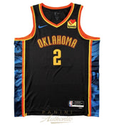 Shai Gilgeous-Alexander Autographed Oklahoma City Thunder Black Nike City Edition Swingman Jersey Panini