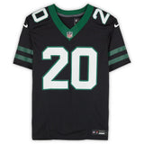 Breece Hall Autographed New York Jets Nike 2024 Black Game Jersey Fanatics