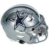 Javonte Williams Autographed Dallas Cowboys Speedflex Midi Helmet Beckett Witnessed
