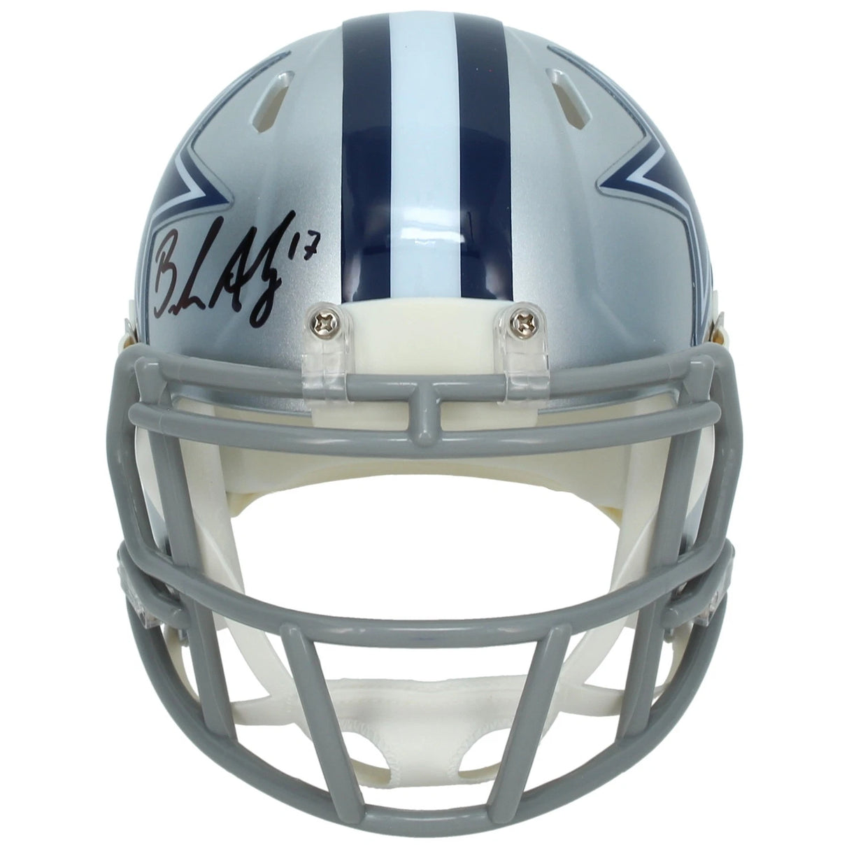 Brandon Aubrey Autographed Dallas Cowboys Speed Mini Helmet Beckett Witnessed