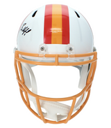 Baker Mayfield Autographed Tampa Bay Buccaneers 1976-96 Throwback Speed Full Size Helmet Beckett Witnessed