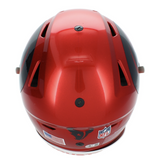 Jayden Higgins Autographed Houston Texans Battle Red Alternate Speedflex Authentic Helmet Beckett Witnessed